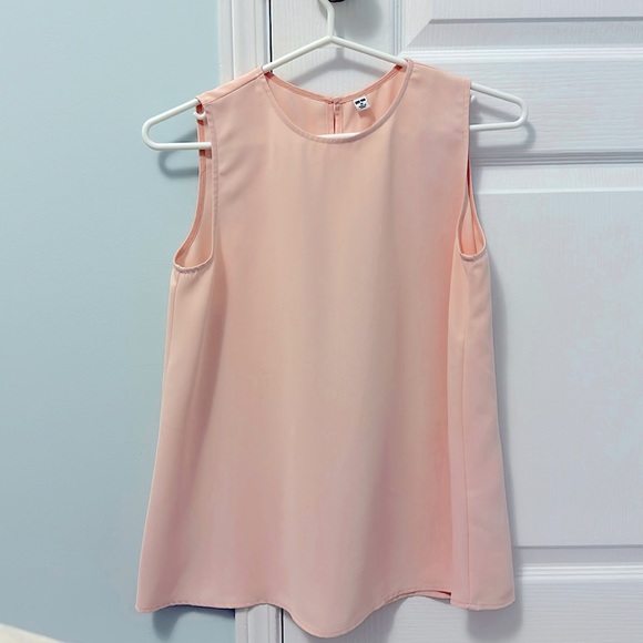 Uniqlo XS Pink Sleeveless Blouse - Picture 1 of 2